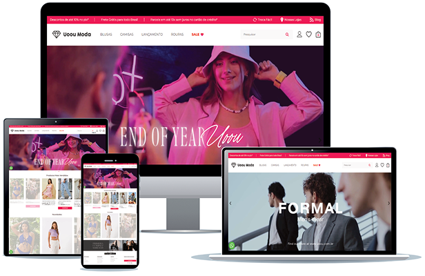 Soluções para e-commerce da UoouShop